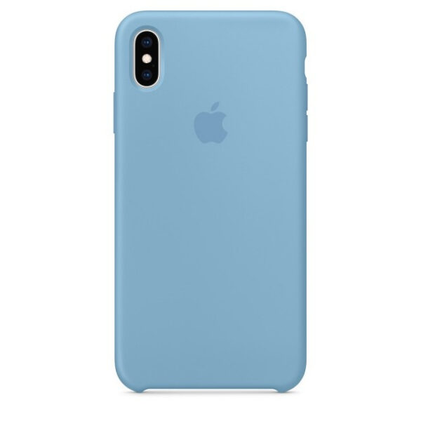 Чехол Silicone Case для iPhone X/Xs (Cornflower) (MW982) (Original Assembly)