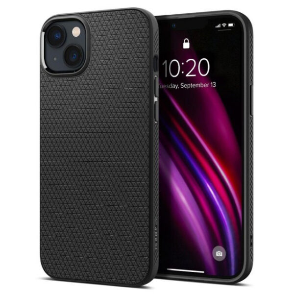 Чехол Spigen Liquid Air для iPhone 14 (Matte Black) (ACS05037)