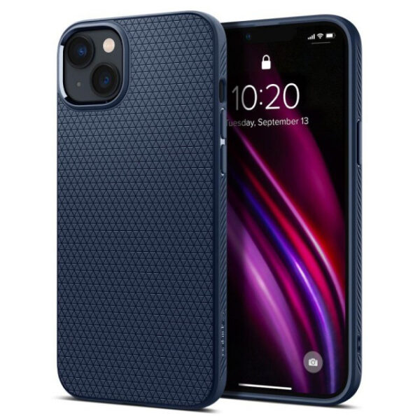 Чехол Spigen Liquid Air для iPhone 14 (Navy Blue) (ACS05038)
