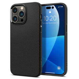 Чехол Spigen Liquid Air для iPhone 14 Pro (Matte Black) (ACS04957)