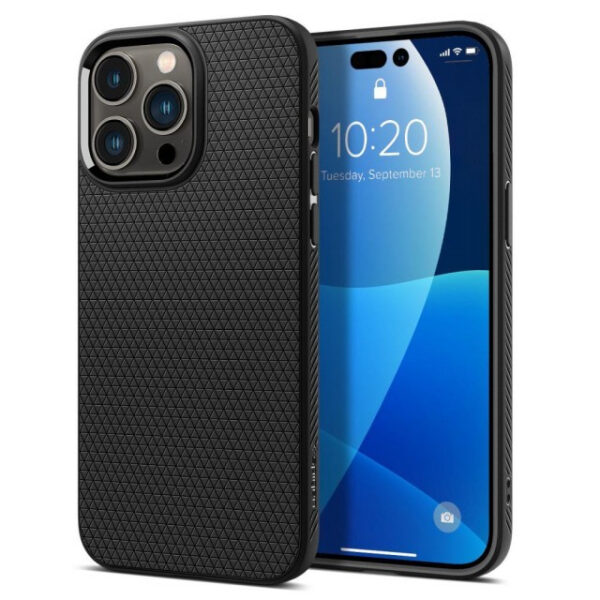 Чехол Spigen Liquid Air для iPhone 14 Pro (Matte Black) (ACS04957)