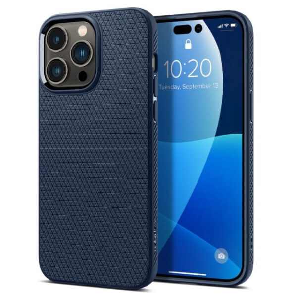 Чехол Spigen Liquid Air для iPhone 14 Pro (Navy Blue) (ACS04958)
