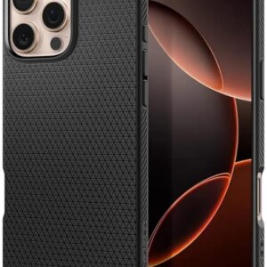 Чехол Spigen Liquid Air для iPhone 16 Pro Max (Matte Black) (ACS07988)