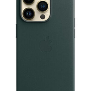 Оригинальный чехол Leather Case with MagSafe для iPhone 14 Pro (Forest Green) (MPPH3)