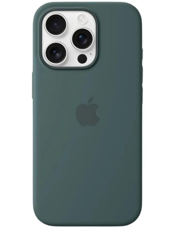 Оригинальный чехол Silicone Case with MagSafe для iPhone 16 Pro Max (Lake Green) (MA7V4)