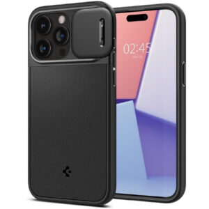 Чехол Spigen Optik Armor MagFit для iPhone 15 Pro (Black) (ACS06738)