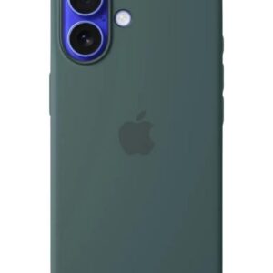 Оригинальный чехол Silicone Case with MagSafe для iPhone 16 (Lake Green) (MYY83)
