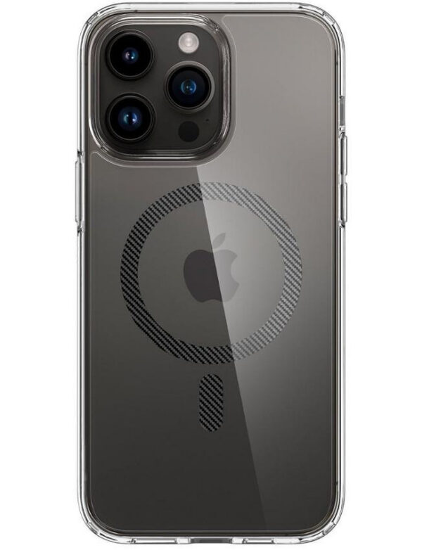 Чехол Spigen Ultra Hybrid для Apple iPhone 14 Pro Max (MagFit Carbon Fiber) (ACS04827)