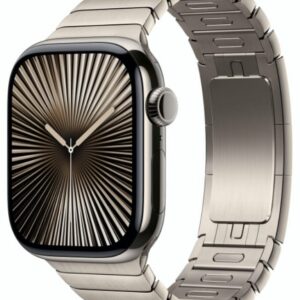 Apple Watch Series 10 GPS + LTE 42mm Natural Titanium Case with Natural Link Bracelet (MXMA3)