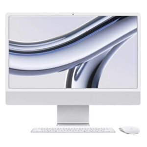 Apple iMac 24 with Retina 4.5K, M3, 8RAM, 256Gb, 8CPU/10GPU, Silver (MQRJ3) 2023