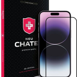 Защитное скло +NEU Chatel Full Cover Crystal with Mesh for iPhone 14 Pro Max Front Clear