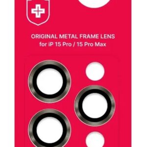 Защитные линзы на камеру +NEU Chatel Metal Frame Lens Protector Glass for iPhone 15 Pro/15 Pro Max Natural