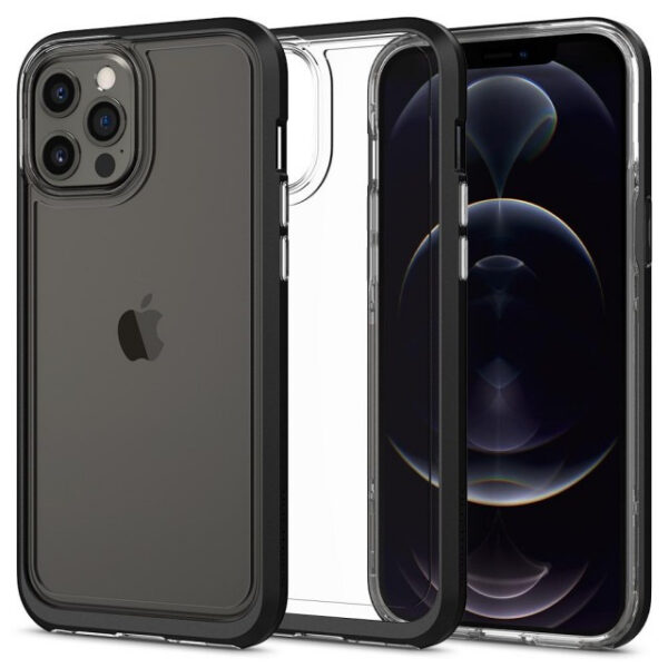 Чехол Spigen Neo Hybrid для iPhone 12 Pro Max (Crystal Black) (ACS01622)