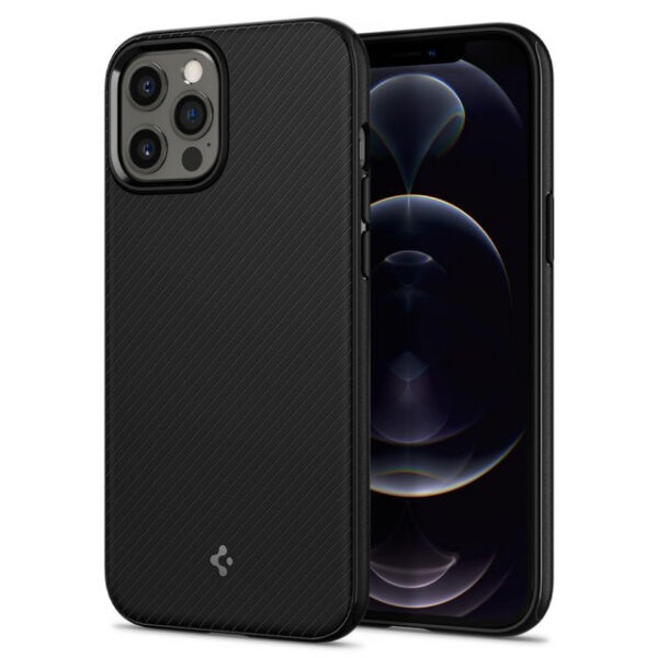 Чехол Spigen Mag Armor для iPhone 12 Pro Max (Black) (ACS01864)