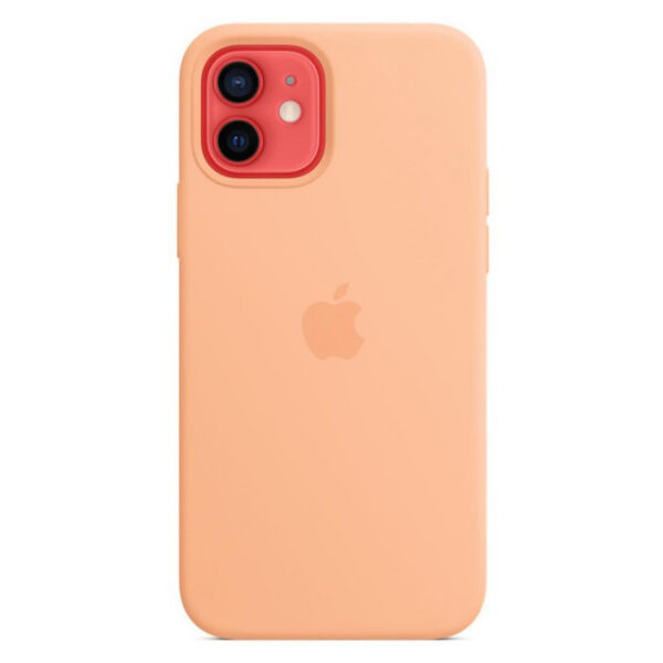 Чехол Silicone Case для iPhone 12/12 Pro (Cantaloupe) (MK023) (Original Assembly)