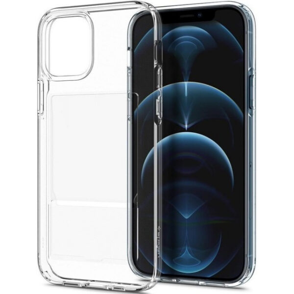 Чехол Spigen Crystal Slot для iPhone 12/12 Pro (Crystal Clear) (ACS02576)