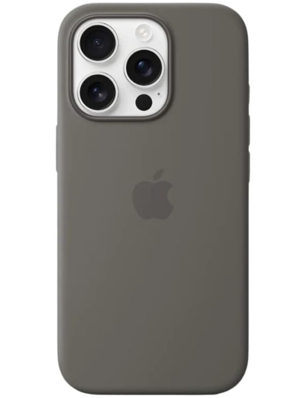 Оригинальный чехол Silicone Case with MagSafe для iPhone 16 Pro Max (Stone Gray) (MYYV3)