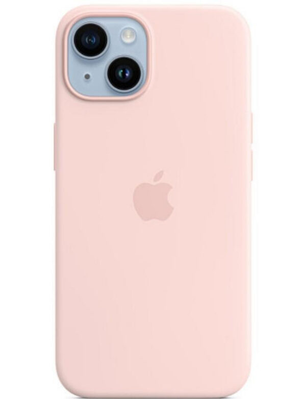 Оригинальный чехол Silicone Case with MagSafe для iPhone 14 (Chalk Pink) (MPRX3)