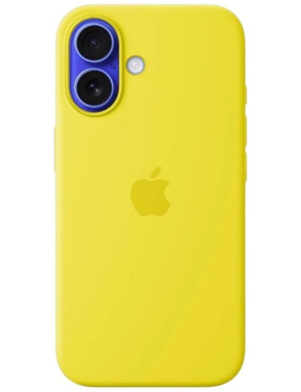Оригинальный чехол Silicone Case with MagSafe для iPhone 16 (Star Fruit) (MYY73)