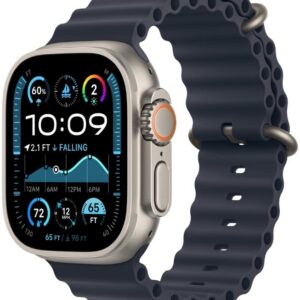 Apple Watch Ultra 2 GPS + LTE 49mm Titanium Case with Navy Ocean Band (MX4D3) 2024
