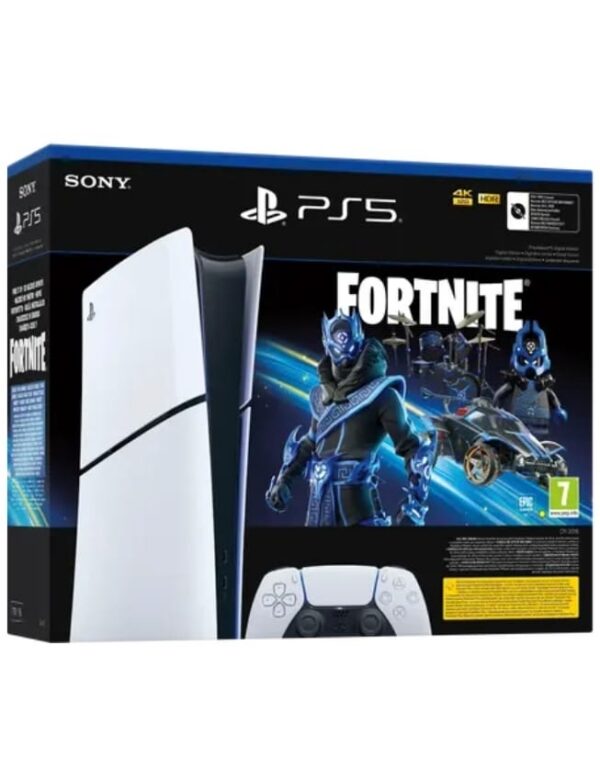 Игровая консоль Sony PlayStation 5 Slim (Digital Edition) (Fortnite Cobalt Star Bundle) (1TB)