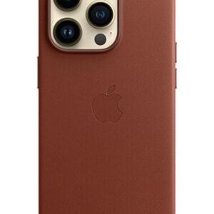 Оригинальный чехол Leather Case with MagSafe для iPhone 14 Pro (Umber) (MPPK3)