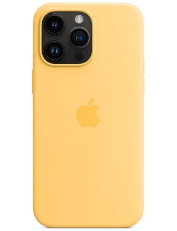 Оригинальный чехол Silicone Case with MagSafe для iPhone 14 Pro Max (Sunglow) (MPU03)