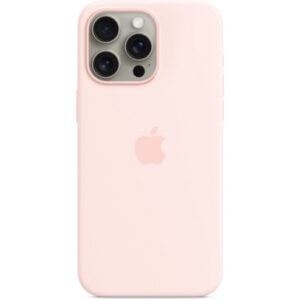 Чехол Silicone Case with MagSafe для iPhone 15 Pro Max (Light Pink) (MT1U3) (Original Assembly)