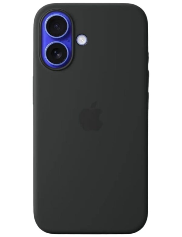 Оригинальный чехол Silicone Case with MagSafe для iPhone 16 (Black) (MYY13)