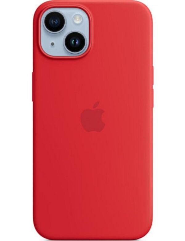 Чехол Silicone Case with MagSafe для iPhone 14 (PRODUCT) RED (MPRW3) (Original Assembly)