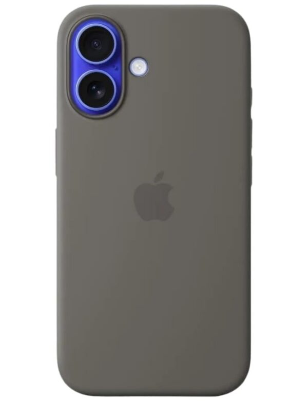 Оригинальный чехол Silicone Case with MagSafe для iPhone 16 (Stone Gray) (MYY33)