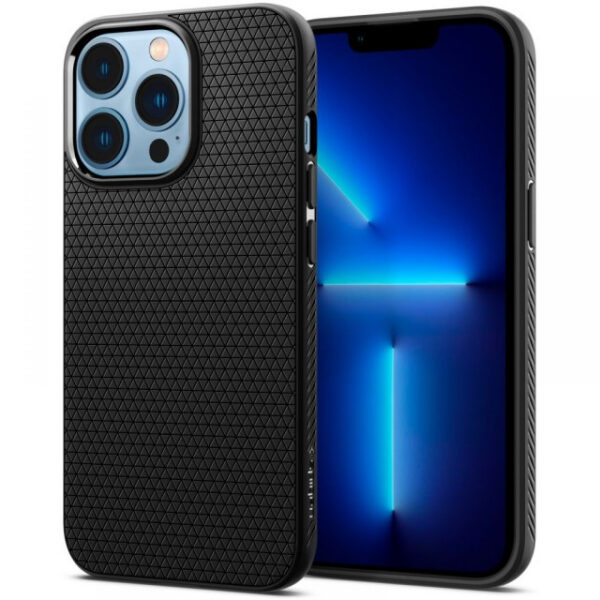 Чехол Spigen Liquid Air для iPhone 13 Pro (Matte Black) (ACS03258)