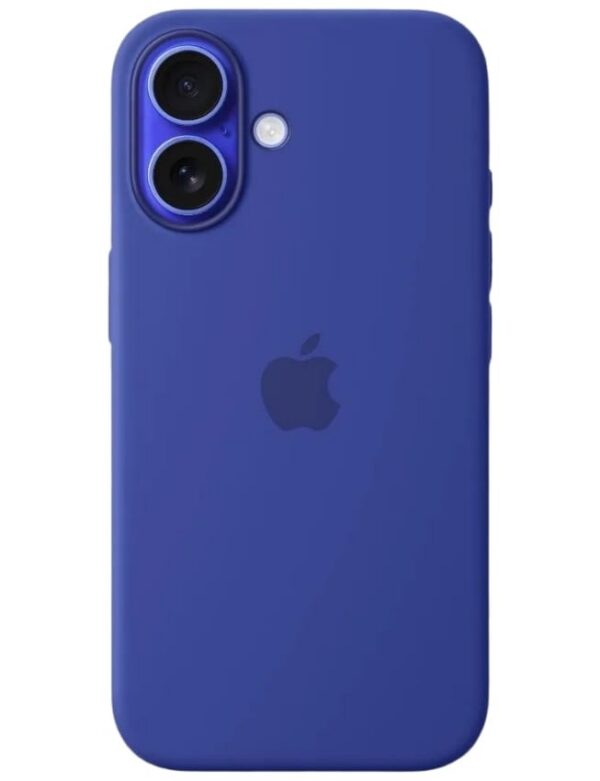 Оригинальный чехол Silicone Case with MagSafe для iPhone 16 (Ultramarine) (MYY63)