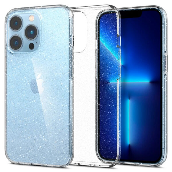 Чехол Spigen Liquid Crystal Glitter для iPhone 13 Pro (Crystal Quartz) (ACS03255)