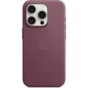 Оригинальный чехол FineWoven Case with MagSafe для iPhone 15 Pro (Mulberry) (MT4L3)