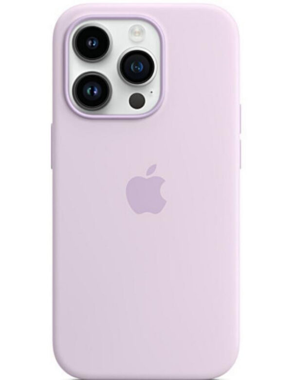 Оригинальный чехол Silicone Case with MagSafe для iPhone 14 Pro (Lilac) (MPTJ3)