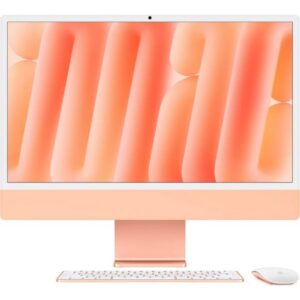 Apple iMac 24 with Retina 4.5K, M4, 16RAM, 256Gb, 10CPU/10GPU, Orange (MWV83) 2024