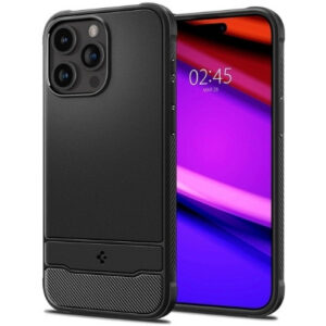 Чехол Spigen Rugged Armor MagFit для iPhone 15 Pro (Matte Black) (ACS06703)
