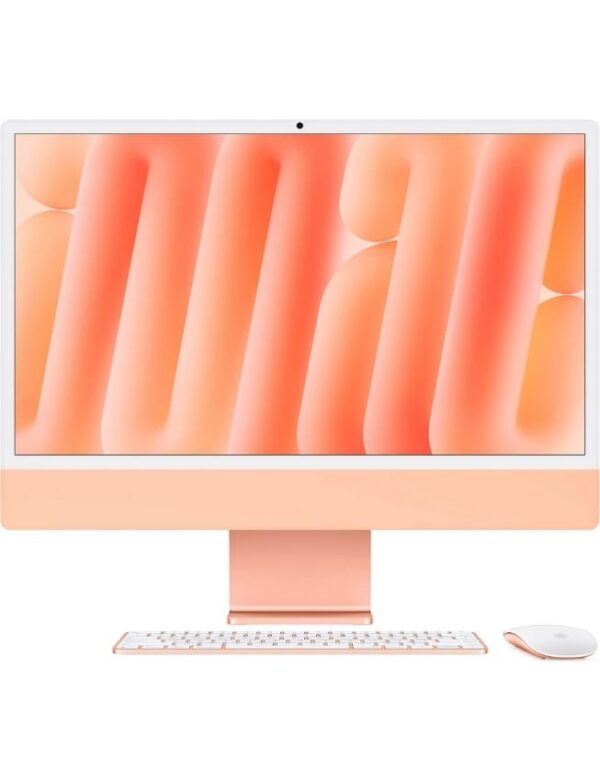 Apple iMac 24 with Retina 4.5K, M4, 16RAM, 256Gb, 8CPU/8GPU, Orange (Z1E8) 2024