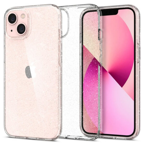 Чехол Spigen Liquid Crystal Glitter для iPhone 13 (Crystal Quartz) (ACS03516)