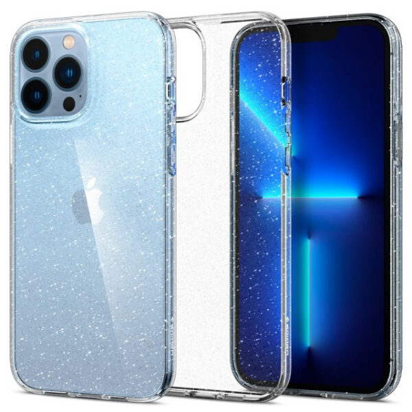 Чехол Spigen Liquid Crystal Glitter для iPhone 13 Pro Max (Crystal Quartz) (ACS03198)