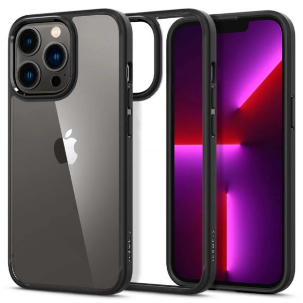 Чехол Spigen Ultra Hybrid для Apple iPhone 13 Pro (Matte Black) (ACS03262)