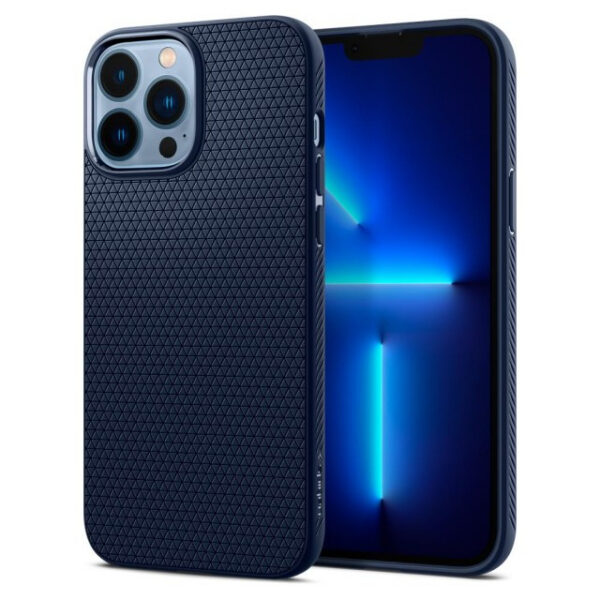 Чехол Spigen Liquid Air для iPhone 13 Pro Max (Navy Blue) (ACS03202)