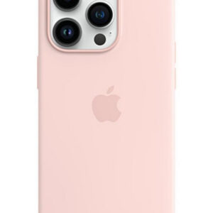 Чехол Silicone Case with MagSafe для iPhone 14 Pro (Chalk Pink) (MPTH3) (Original Assembly)