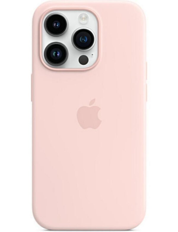 Оригинальный чехол Silicone Case with MagSafe для iPhone 14 Pro (Chalk Pink) (MPTH3)