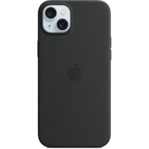 Чехол Silicone Case with MagSafe для iPhone 15 Plus (Black) (MT103) (Original Assembly)