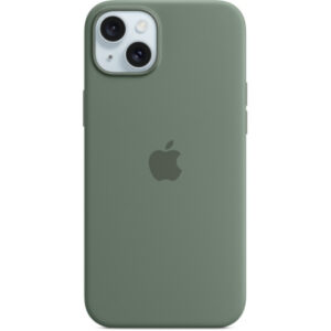 Чехол Silicone Case with MagSafe для iPhone 15 Plus (Cypress) (MT183) (Original Assembly)