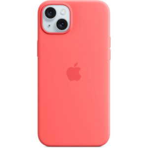 Чехол Silicone Case with MagSafe для iPhone 15 Plus (Guava) (MT163) (Original Assembly)