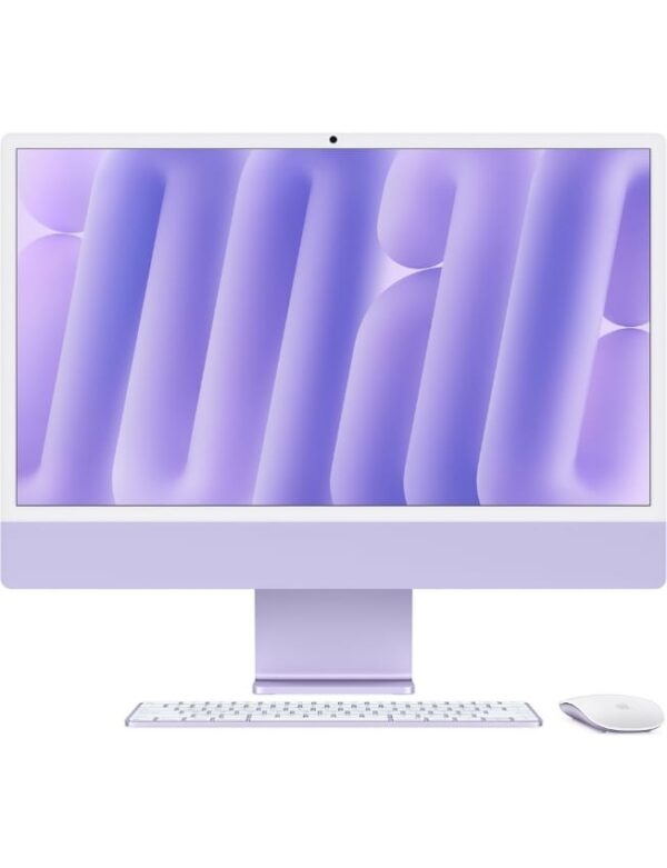 Apple iMac 24 with Retina 4.5K, M4, 16RAM, 256Gb, 8CPU/8GPU, Purple (Z1E7) 2024