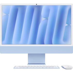 Apple iMac 24 with Retina 4.5K, M4, 16RAM, 256Gb, 10CPU/10GPU, Blue (MWV13) 2024